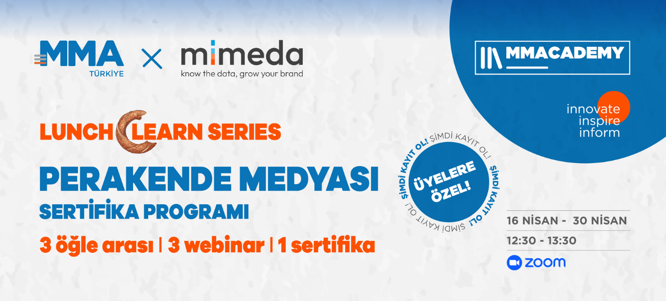 Lunch & Learn Series Perakende Medyası Sertifika Programı Başlıyor!